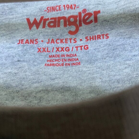 Wrangler Men's Brown Short Sleeve Classic Fit Pocket Tee T-Shirt Size XXL NWT - Picture 4 of 7